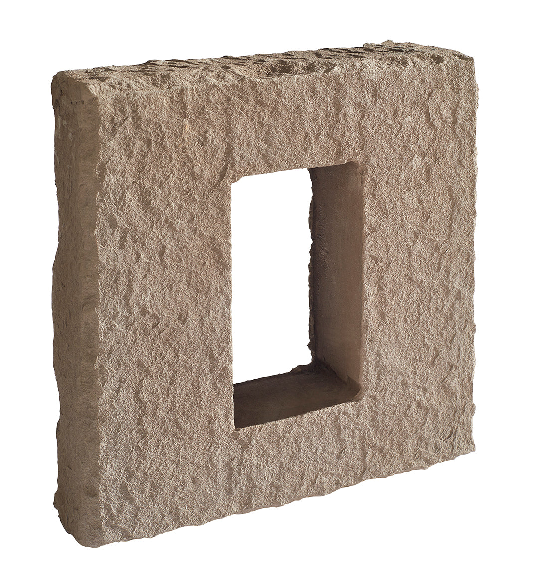 Stne Block Receptacle Block (Brown) – Living Stones Masonry